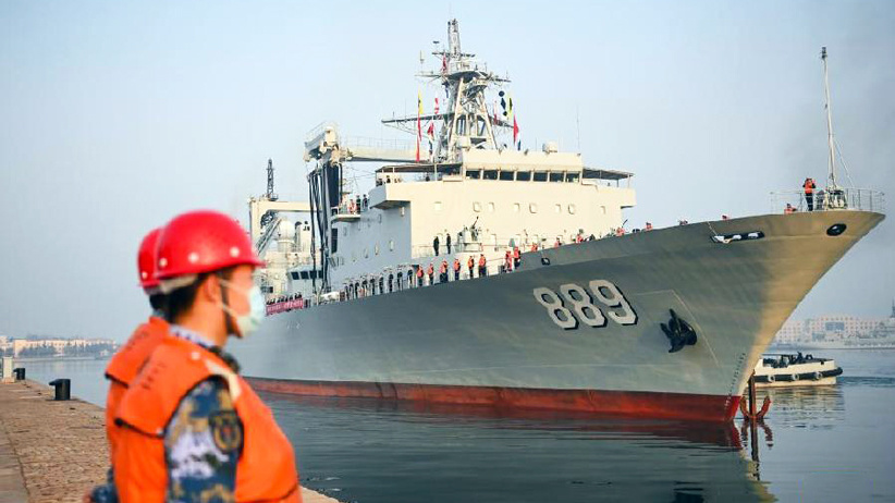 中國海軍第39批護航編隊凱旋